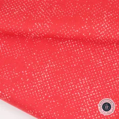 Moda Baumwollstoff - Zen Chic Spotted - Simply Cozy - Persimmon